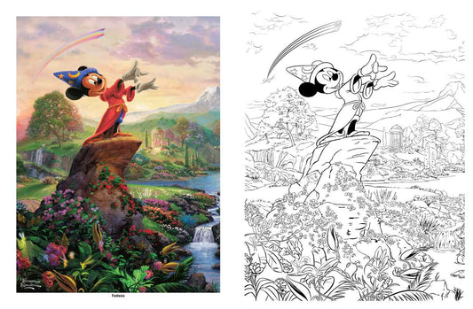 Simon & Schuster - Disney Dreams Collection Thomas Kinkade Studios Coloring Book by Thomas Kinkade