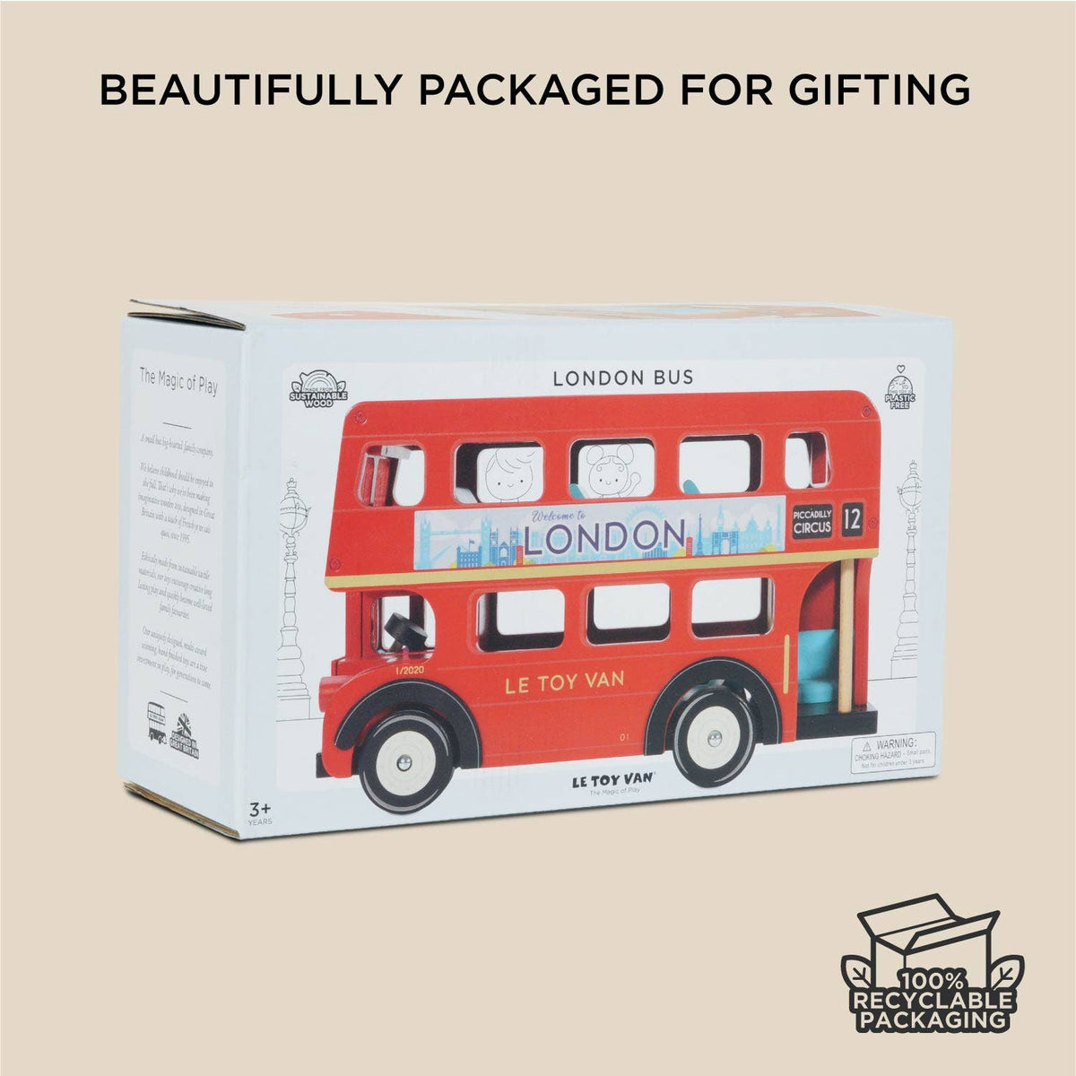 Le Toy Van, Inc. - Wooden London Bus