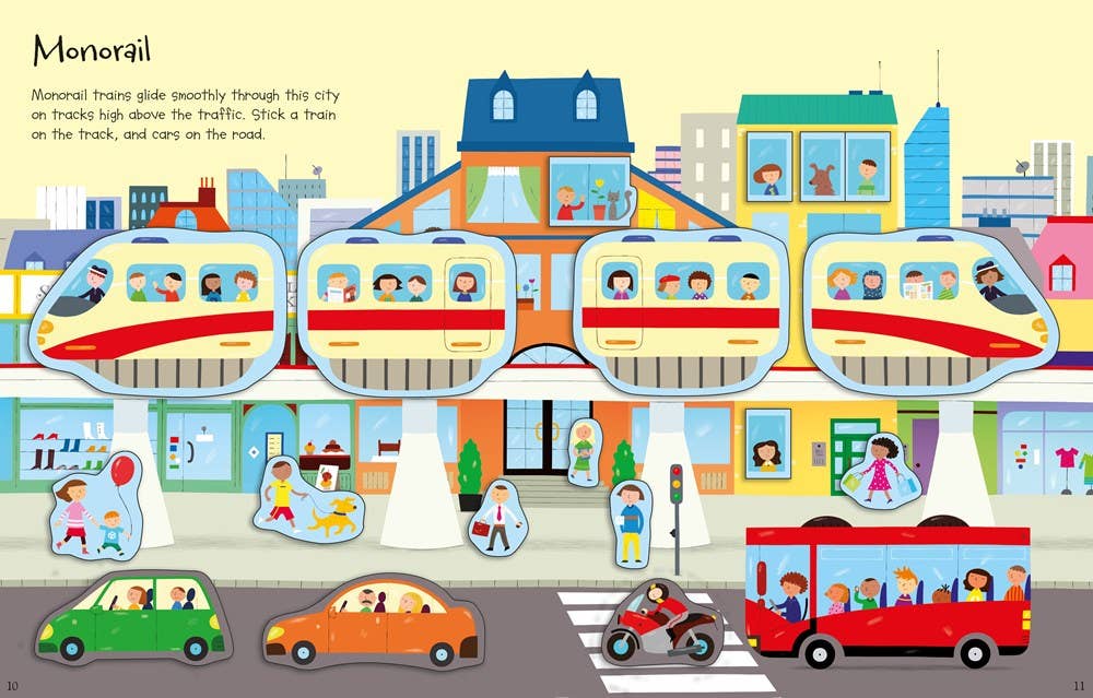 HarperCollins - First Sticker Book Trains : Usborne