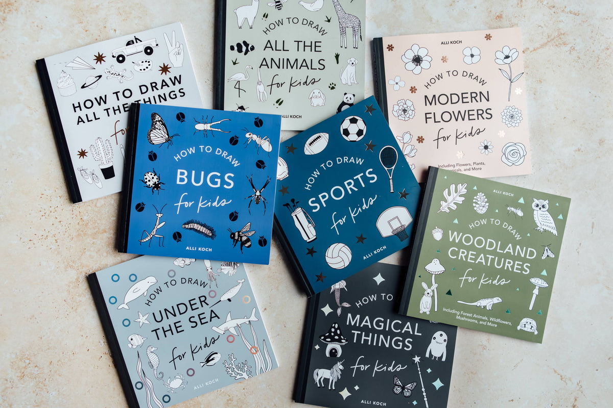 Paige Tate & Co. - Mushrooms & Woodland Creatures: Kids How to Draw Book
