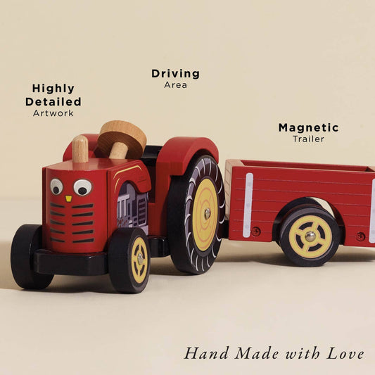 Le Toy Van, Inc. - Farmyard Tractor & Trailer