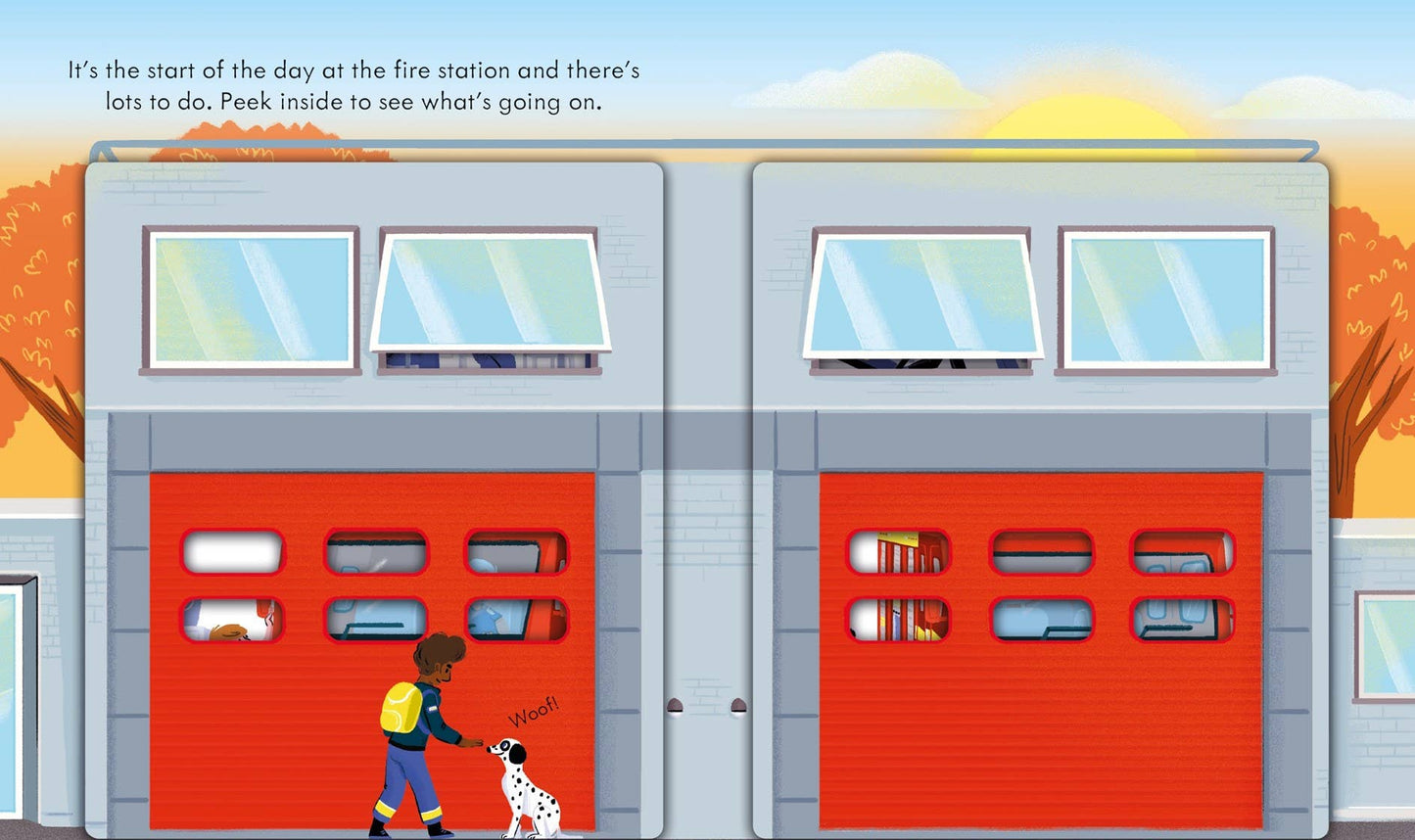 HarperCollins - Peek Inside How a Fire Truck Works : Usborne