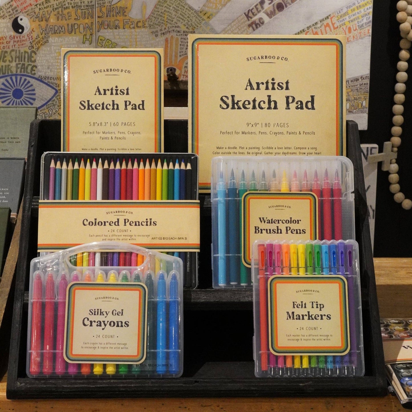 Sugarboo & Co - 9"x9" Artist Sketch Pad
