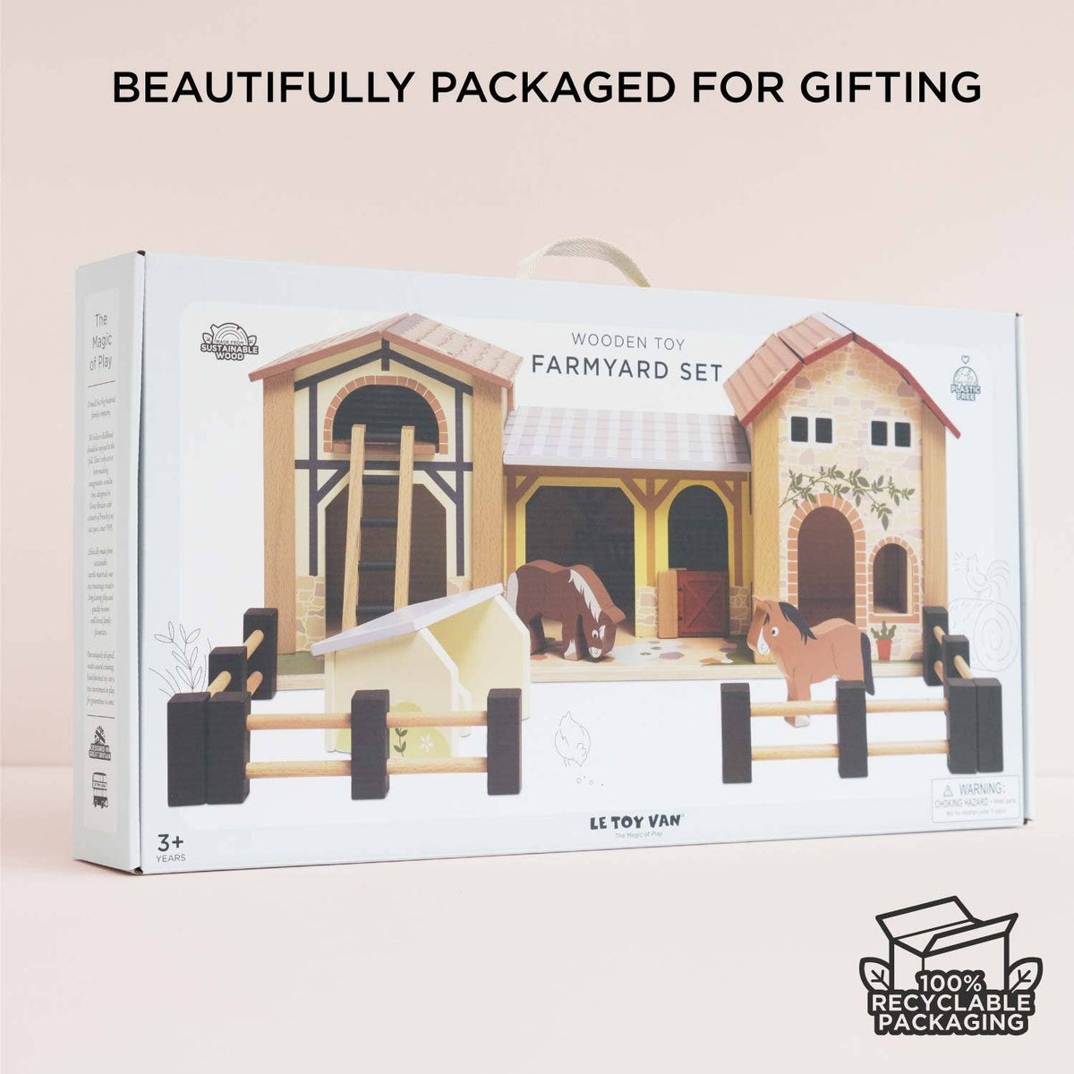 Le Toy Van, Inc. - Wooden Farmyard Stables