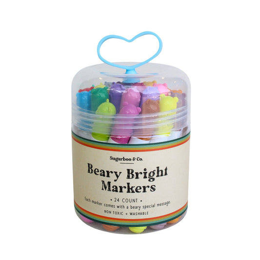 Sugarboo & Co - Beary Bright Markers - Set of 24