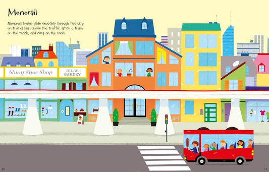 HarperCollins - First Sticker Book Trains : Usborne