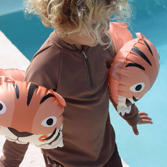 Sunnylife - Inflatable Arm Band Tino the Tiger Clay