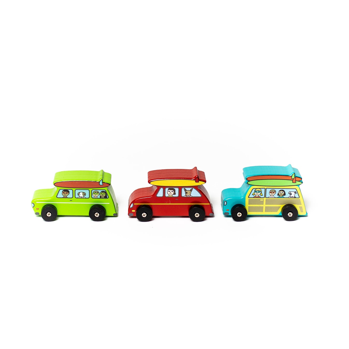 Jack Rabbit Creations - Pull Back Surfer Vans Refill - Set of 24