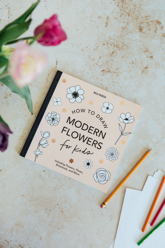 Paige Tate & Co. - Modern Flowers: A How to Draw Book for Kids