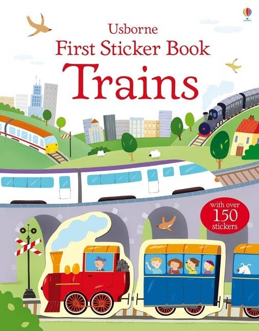 HarperCollins - First Sticker Book Trains : Usborne
