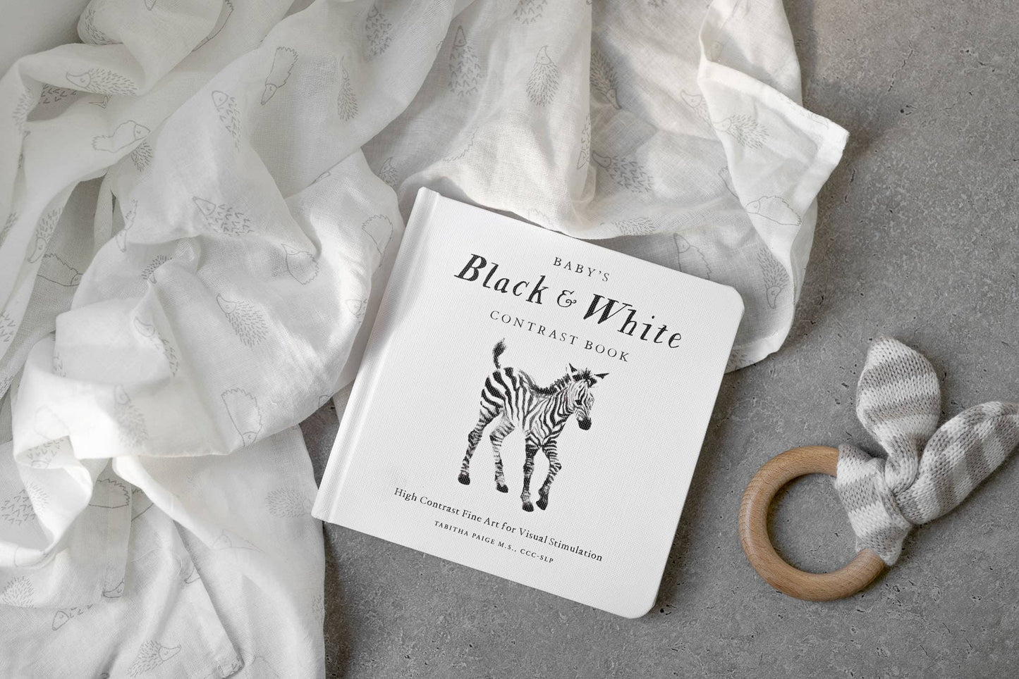 Paige Tate & Co. - Black and White Contrast Book for Baby