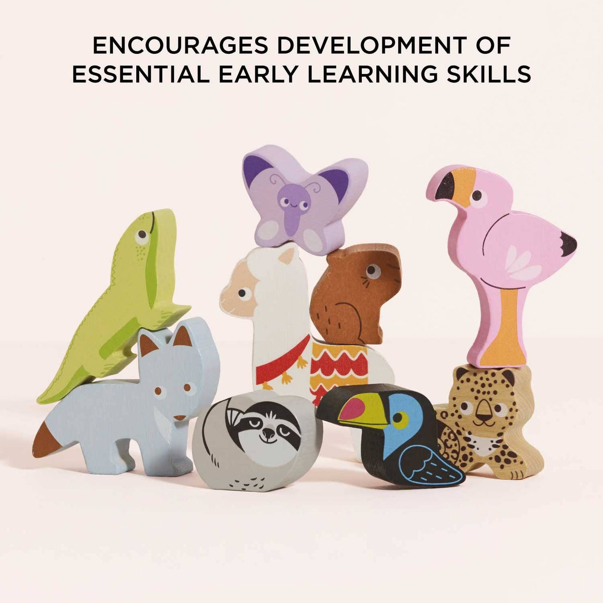 Le Toy Van, Inc. - Andes Stacking Animals & Bag