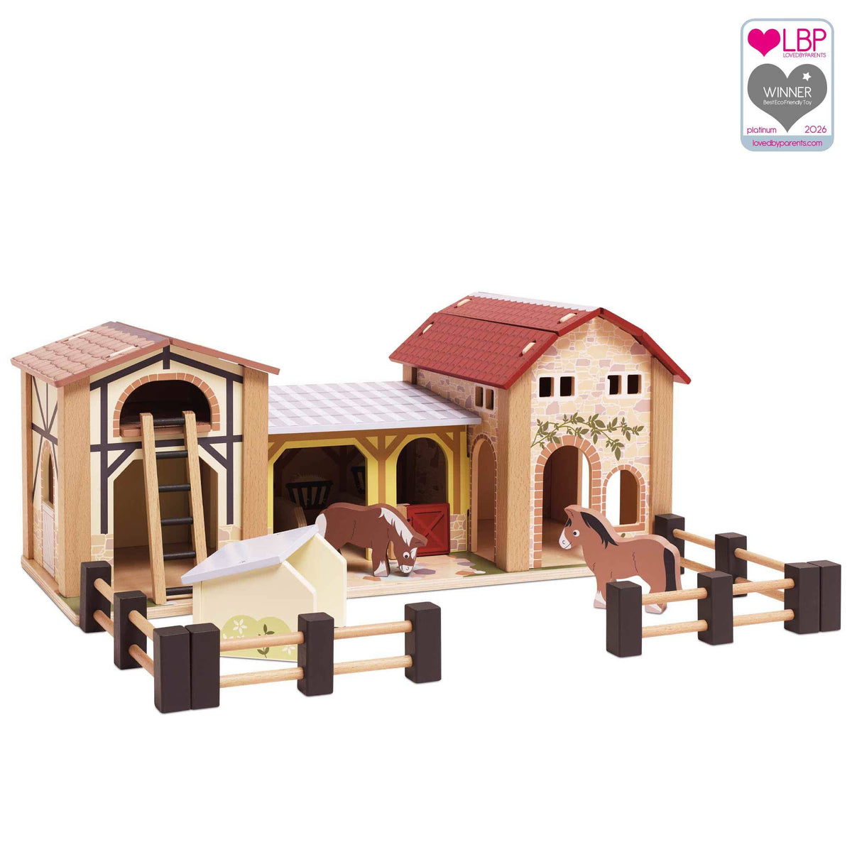 Le Toy Van, Inc. - Wooden Farmyard Stables