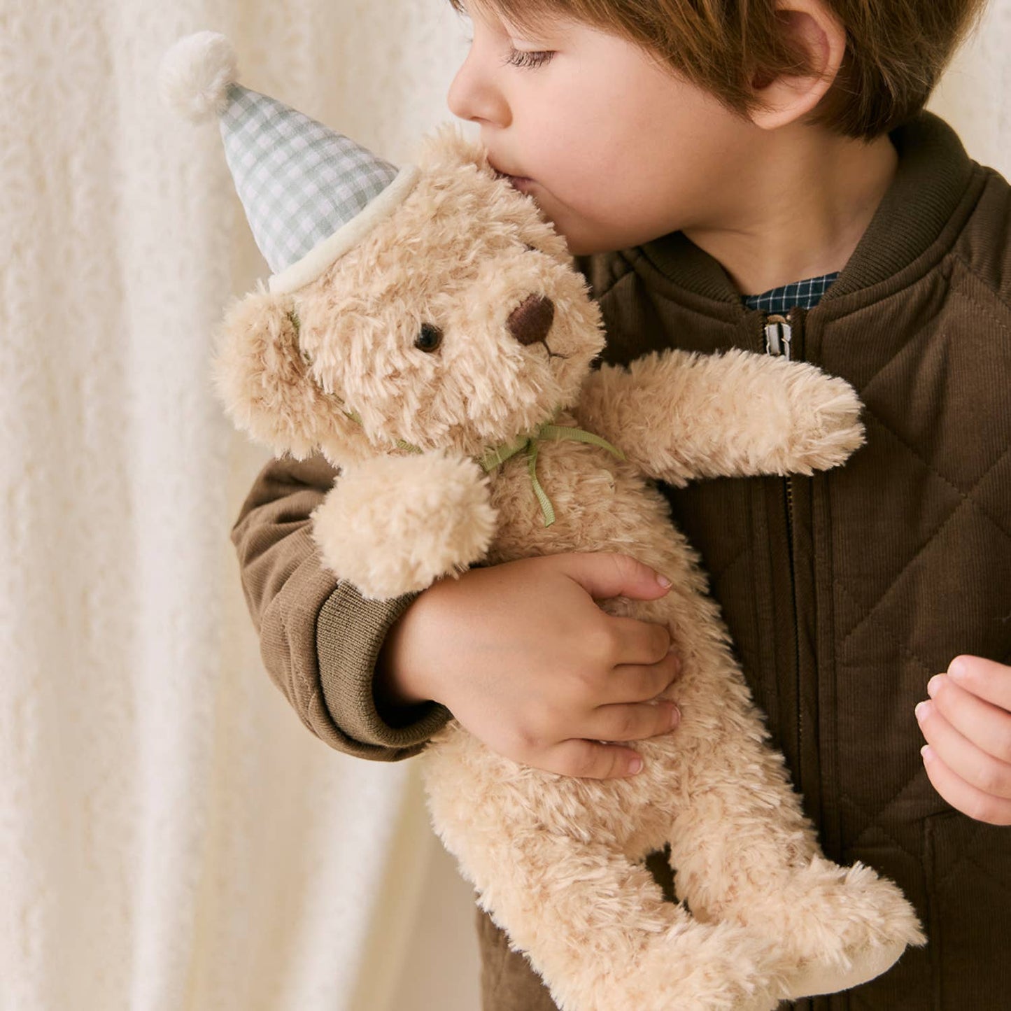 Snuggle Bunnies - Birthday Teddy Bear Plush - Arthur with Hat (14")