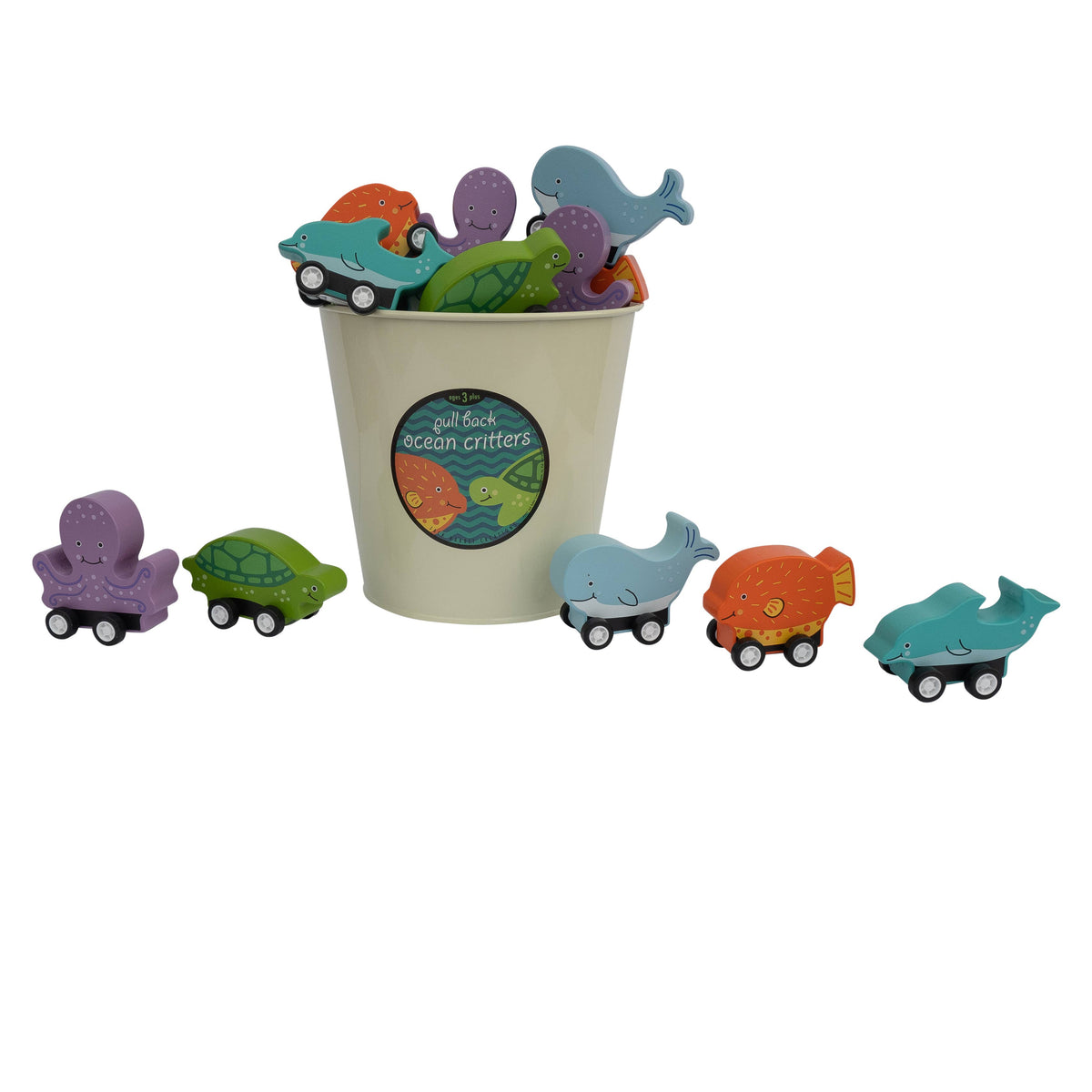 Jack Rabbit Creations - Pull Back Ocean Creatures Refill - Set of 20