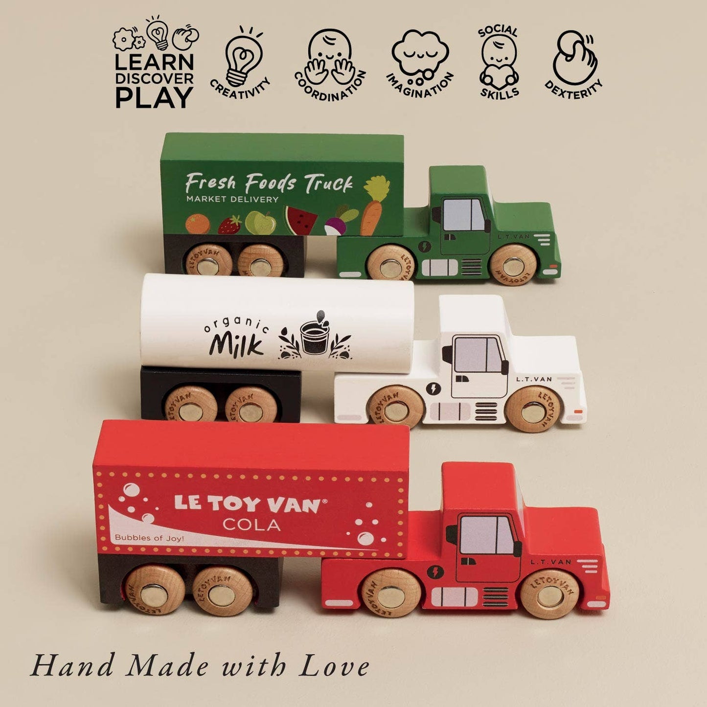 Le Toy Van, Inc. - Wooden Trailer Truck Set