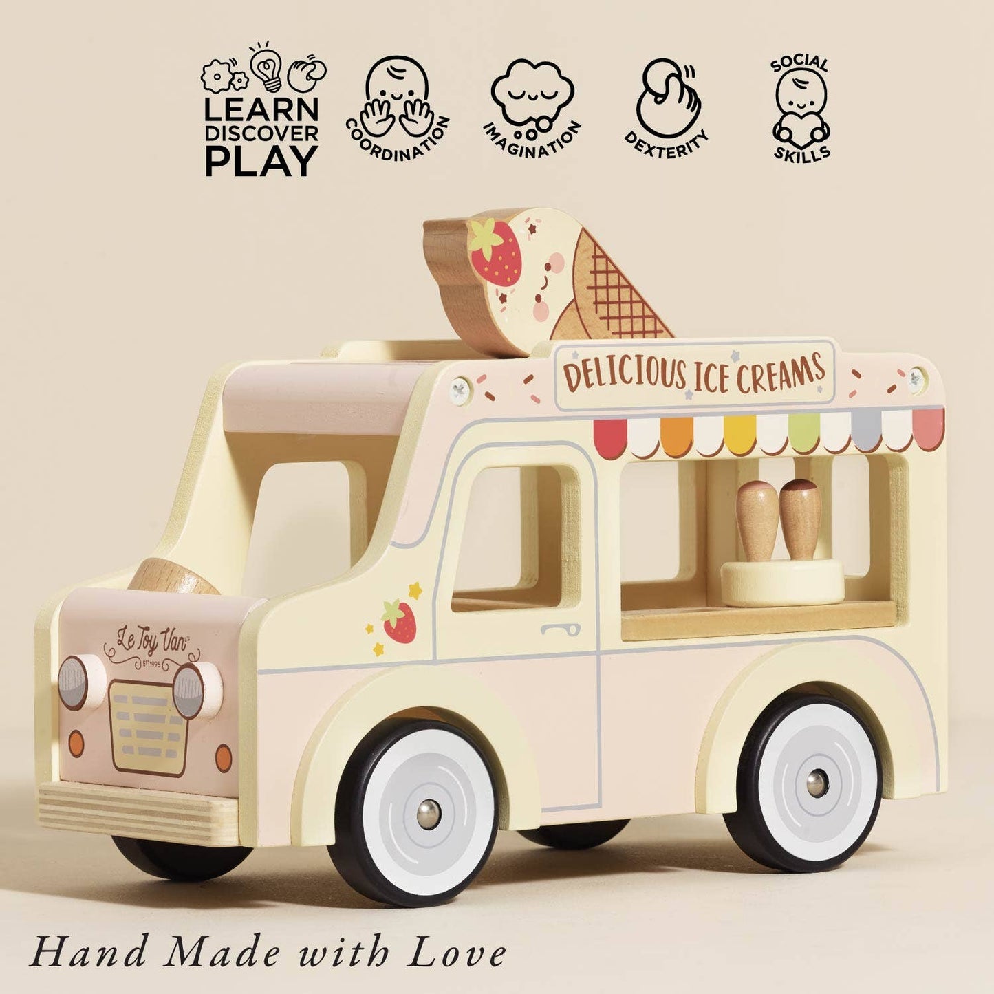 Le Toy Van, Inc. - Wooden Ice Cream Van