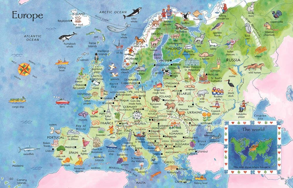 HarperCollins - Children's Picture Atlas: Usborne