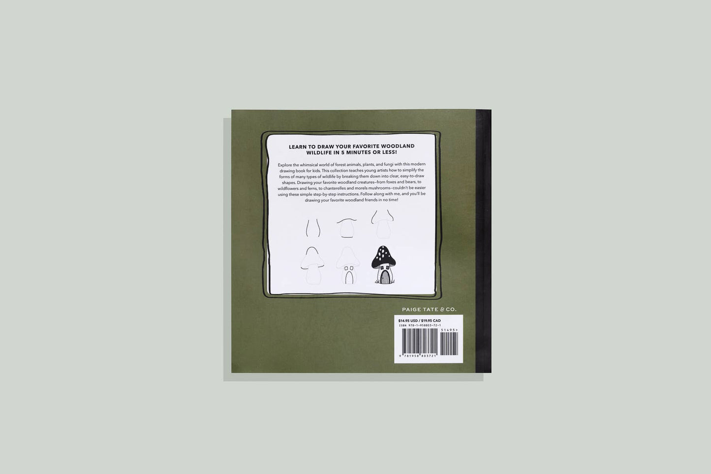 Paige Tate & Co. - Mushrooms & Woodland Creatures: Kids How to Draw Book