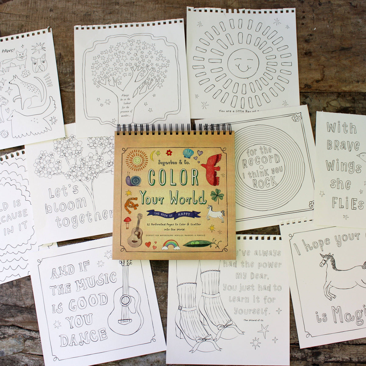 Sugarboo & Co - The Book of Happy Coloring Companion