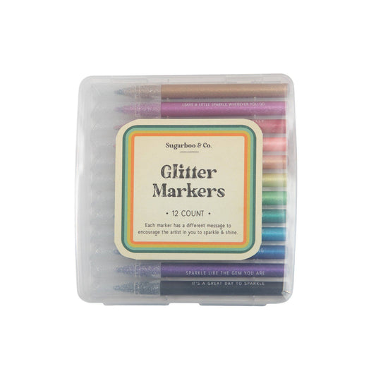 Sugarboo & Co - Glitter Markers - 12 count
