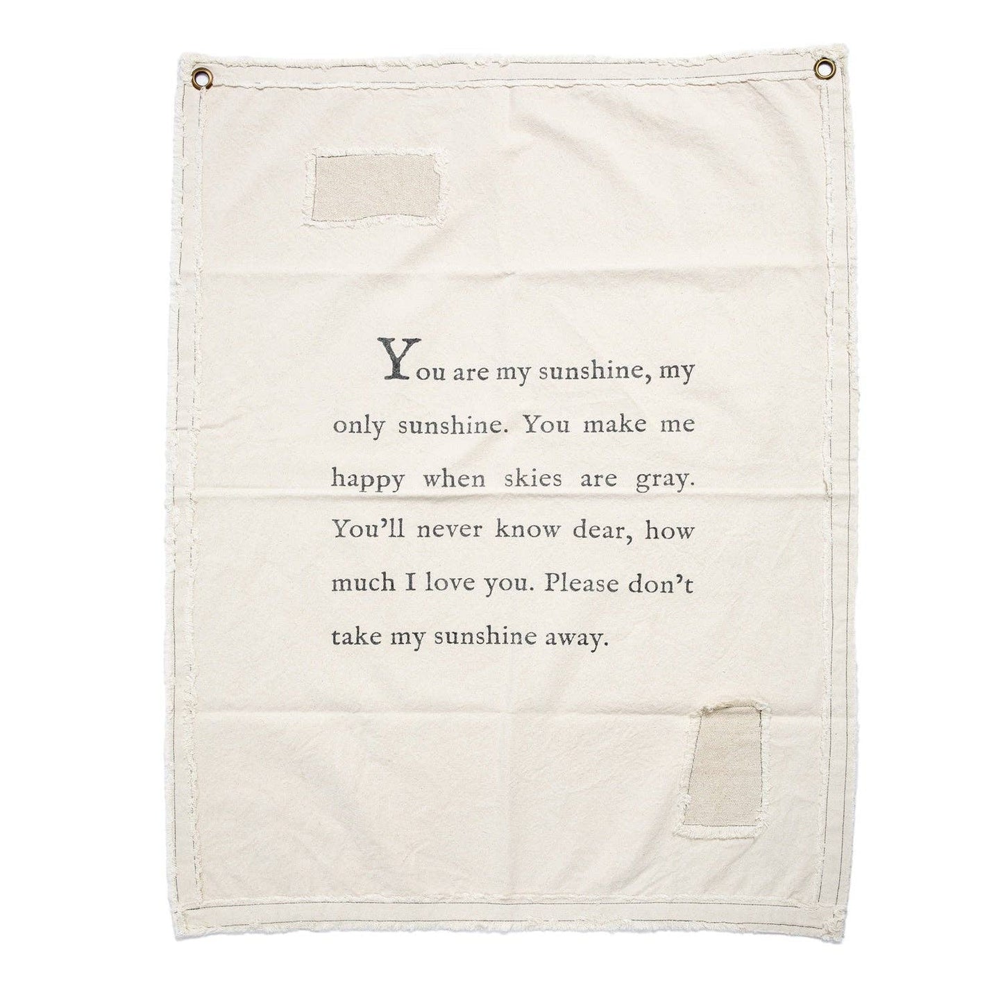 Sugarboo & Co - You Are My Sunshine Canvas Wall Hanging 31.5" x 40"