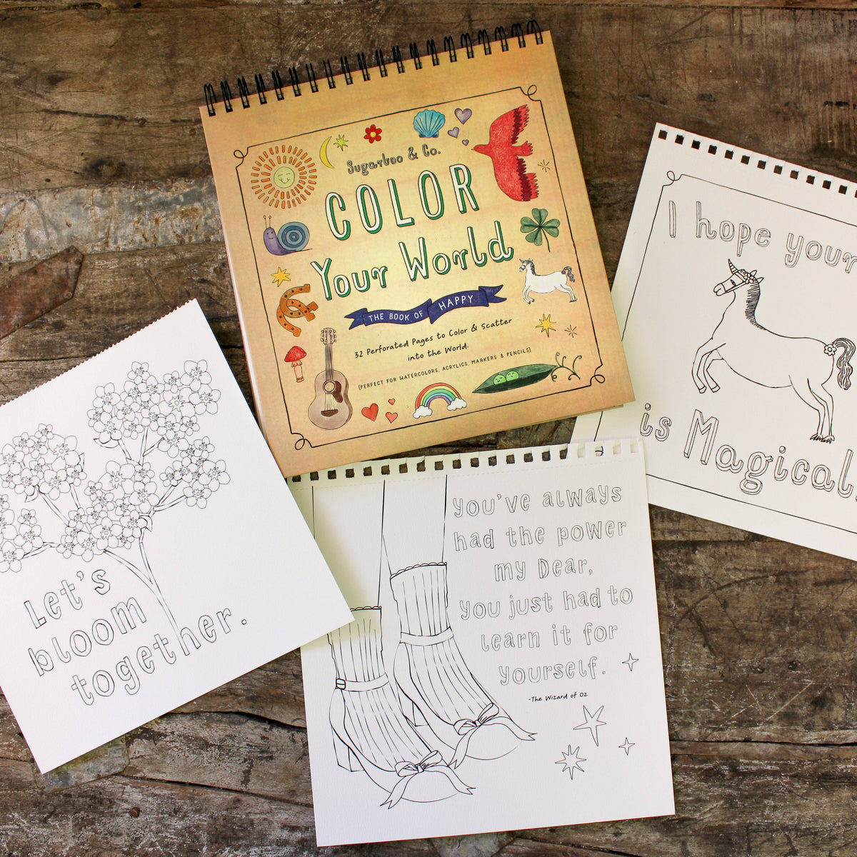 Sugarboo & Co - The Book of Happy Coloring Companion
