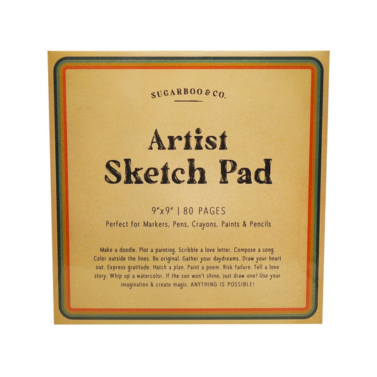 Sugarboo & Co - 9"x9" Artist Sketch Pad