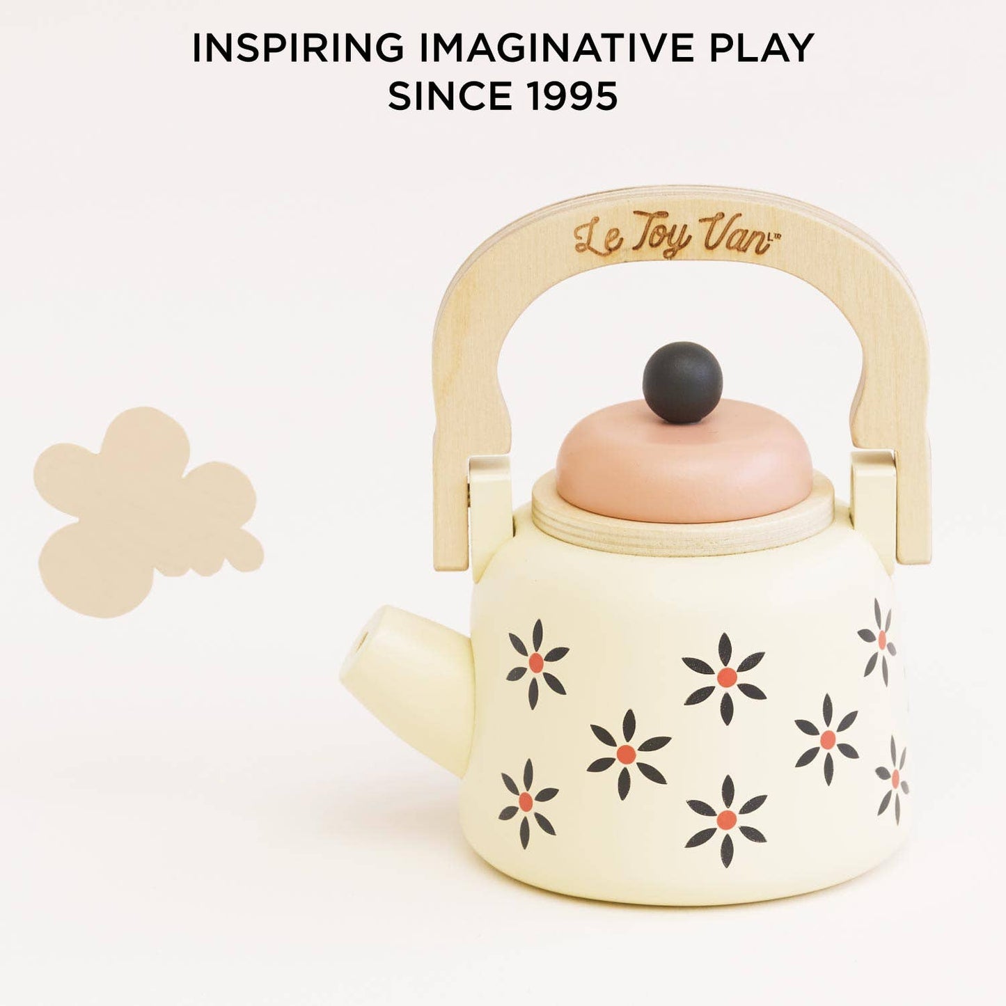 Vintage Wooden Role Play Kettle