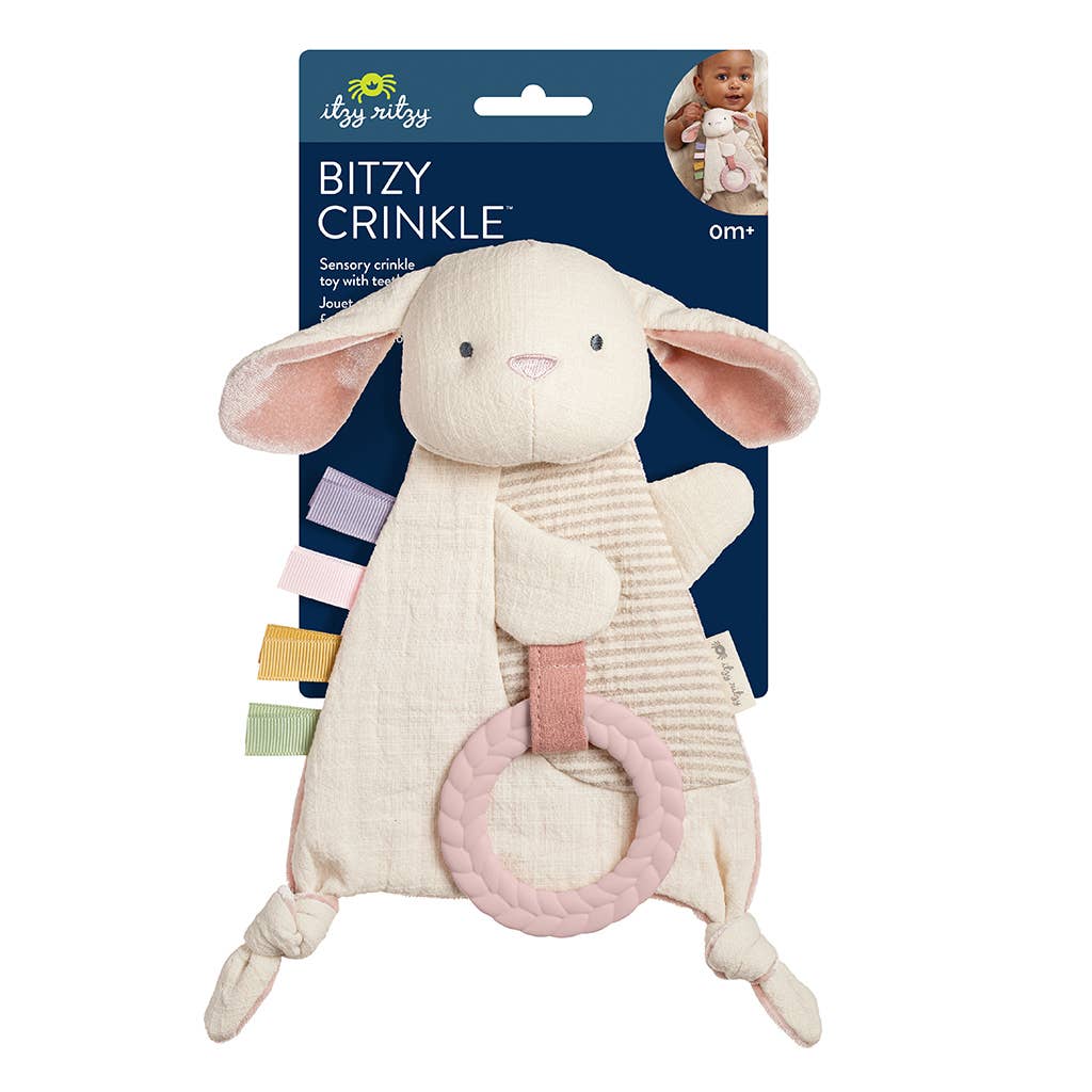 Itzy Ritzy - Bitzy Crinkle™ Sensory Toy with Teether