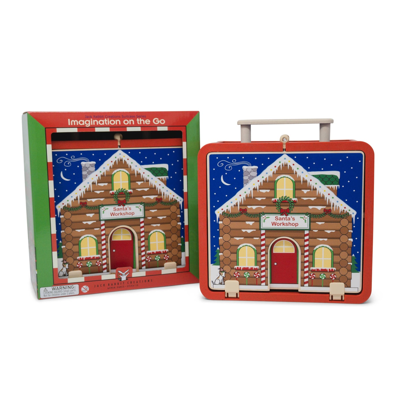 Jack Rabbit Creations - Suitcase Series: Santa's Christmas Workshop