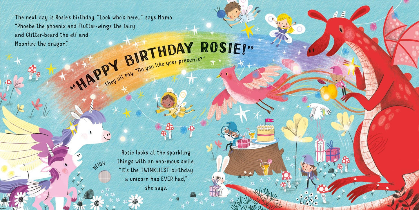 Lights and Sounds Unicorns sound book : Usborne