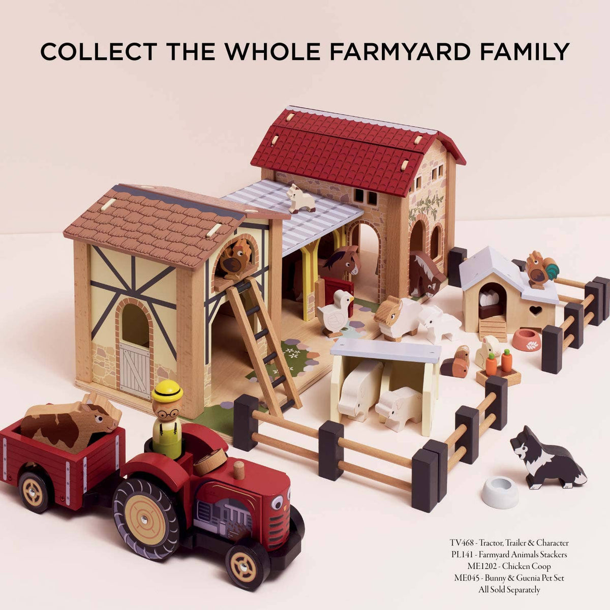 Le Toy Van, Inc. - Wooden Farmyard Stables