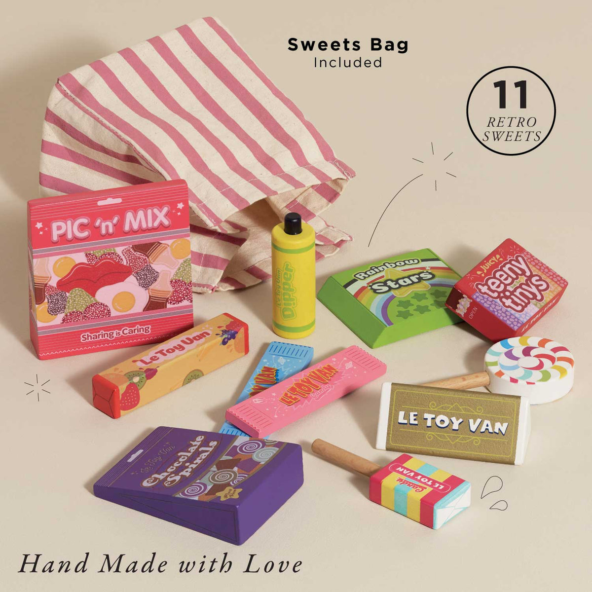 Le Toy Van, Inc. - Retro Sweets & Candy Roleplay Set