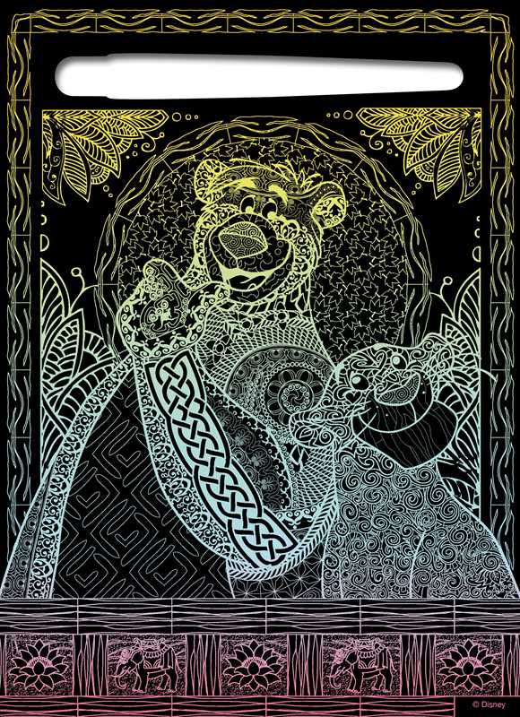 Simon & Schuster - Disney Classics: Animals Scratch Art by IglooBooks