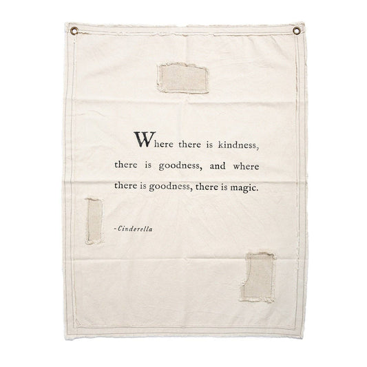 Sugarboo & Co - Cinderella Canvas Wall Hanging 31.5" x 40"