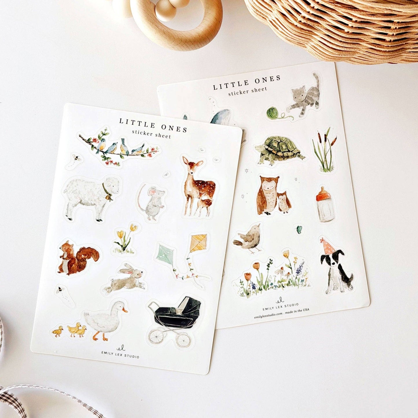 emily lex studio - Little ones sticker sheets
