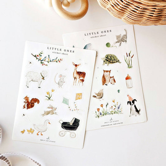 emily lex studio - Little ones sticker sheets