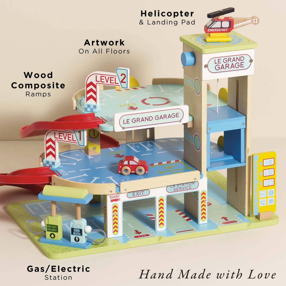Le Toy Van, Inc. - Le Grand Wooden Garage