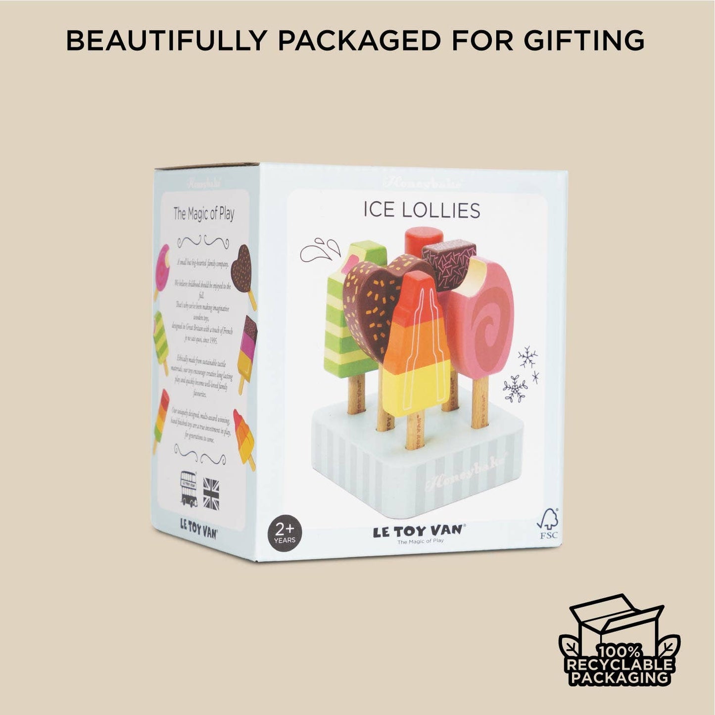 Wooden Ice Lollies & Popsicles