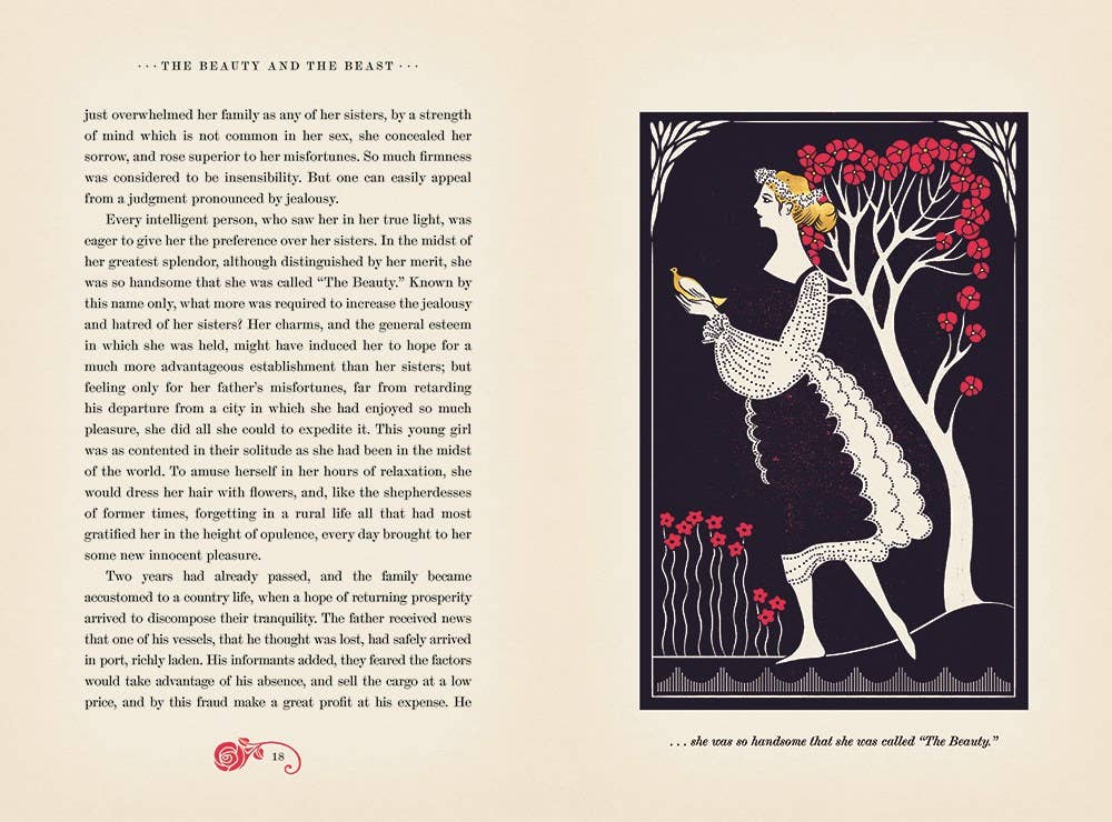 HarperCollins - Beauty and the Beast MinaLima Edition by Villenueve