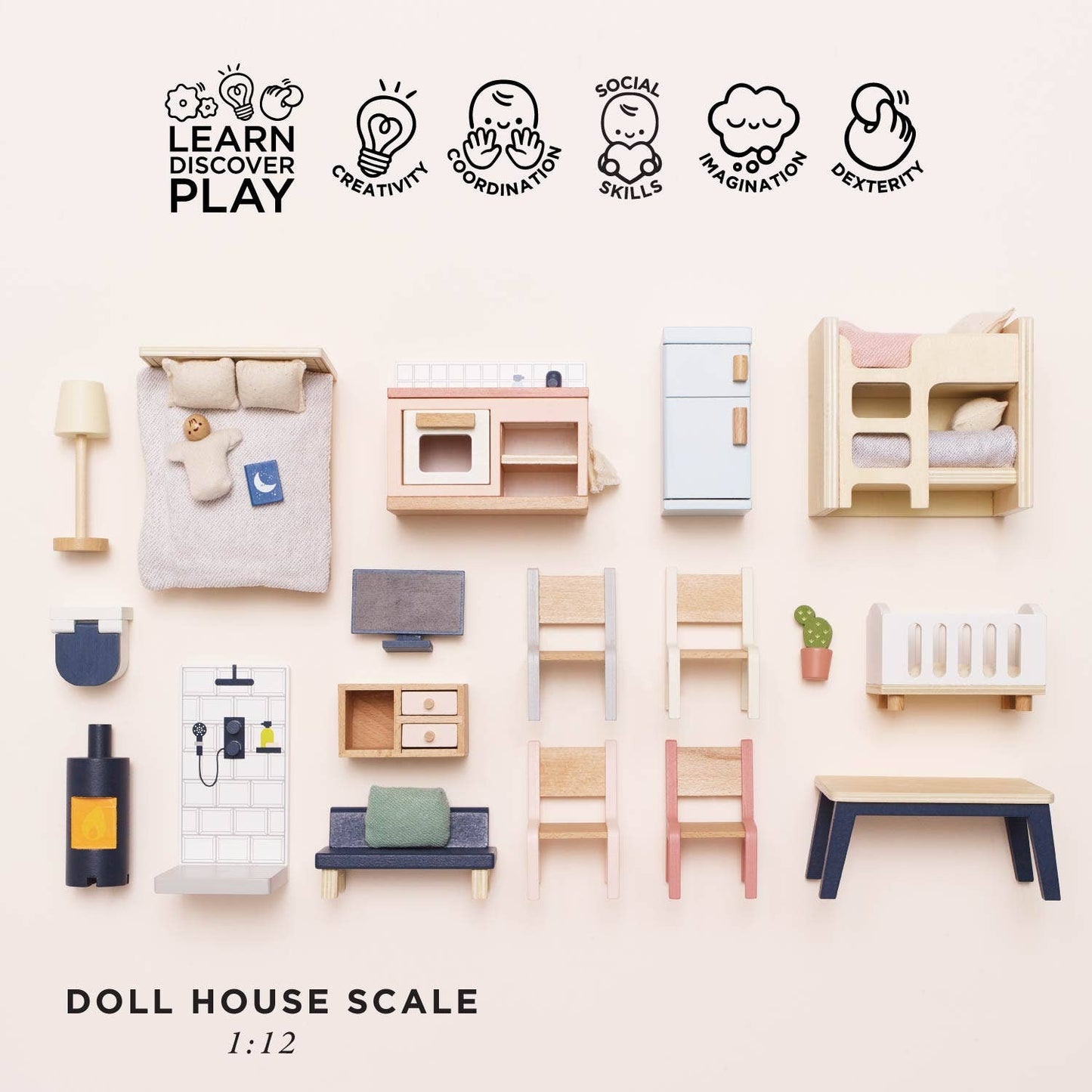 Le Toy Van, Inc. - Complete Dolls House Furniture Set