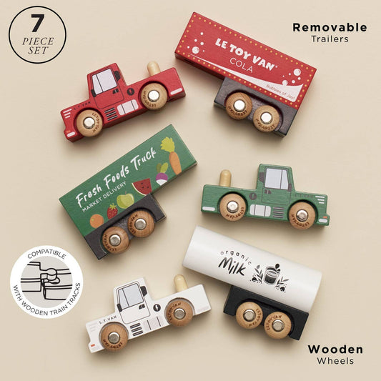 Le Toy Van, Inc. - Wooden Trailer Truck Set