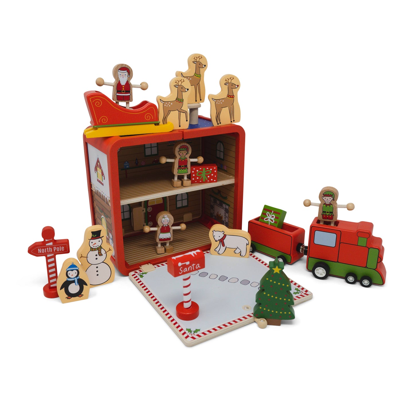 Jack Rabbit Creations - Suitcase Series: Santa's Christmas Workshop