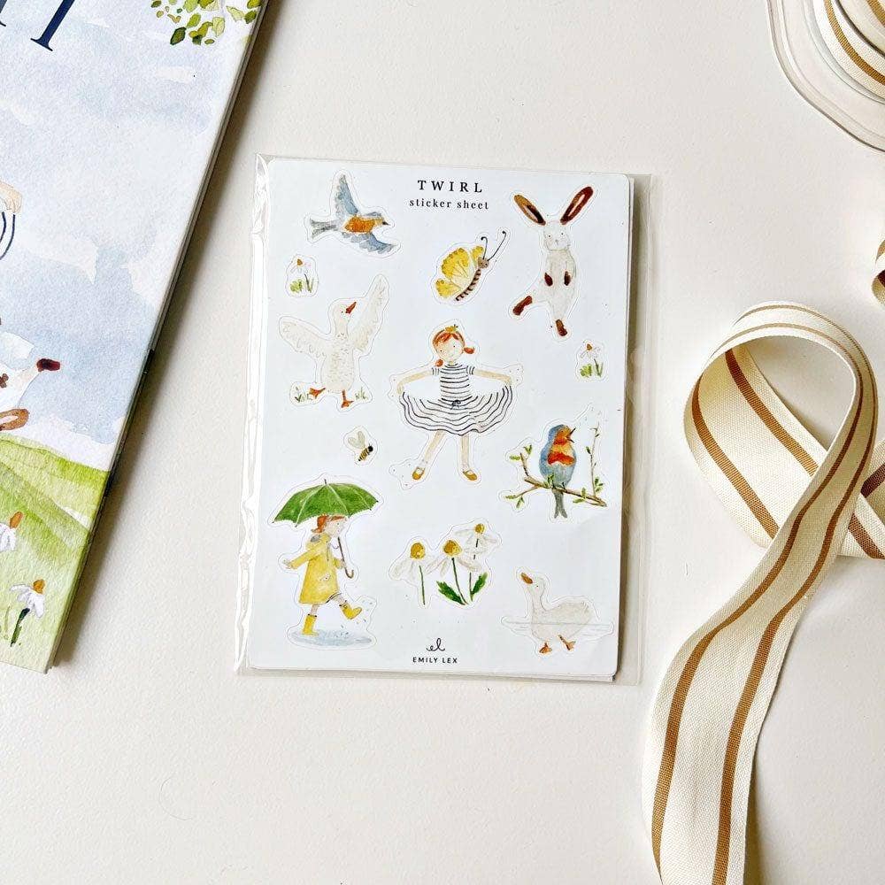 emily lex studio - Twirl sticker sheets