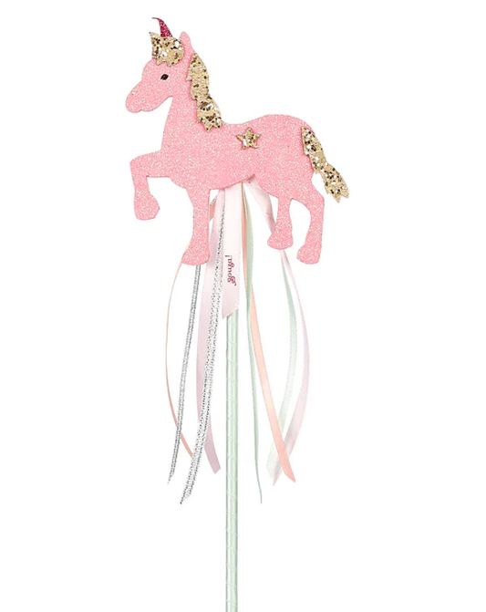 Speedy Monkey - Unicorn wand (glitter) - Costume Accessory for Kids - Carnival & Festive Use