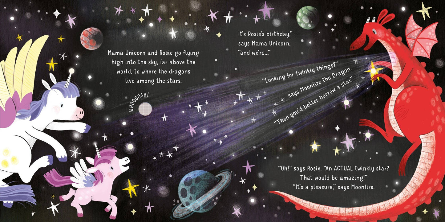 Lights and Sounds Unicorns sound book : Usborne