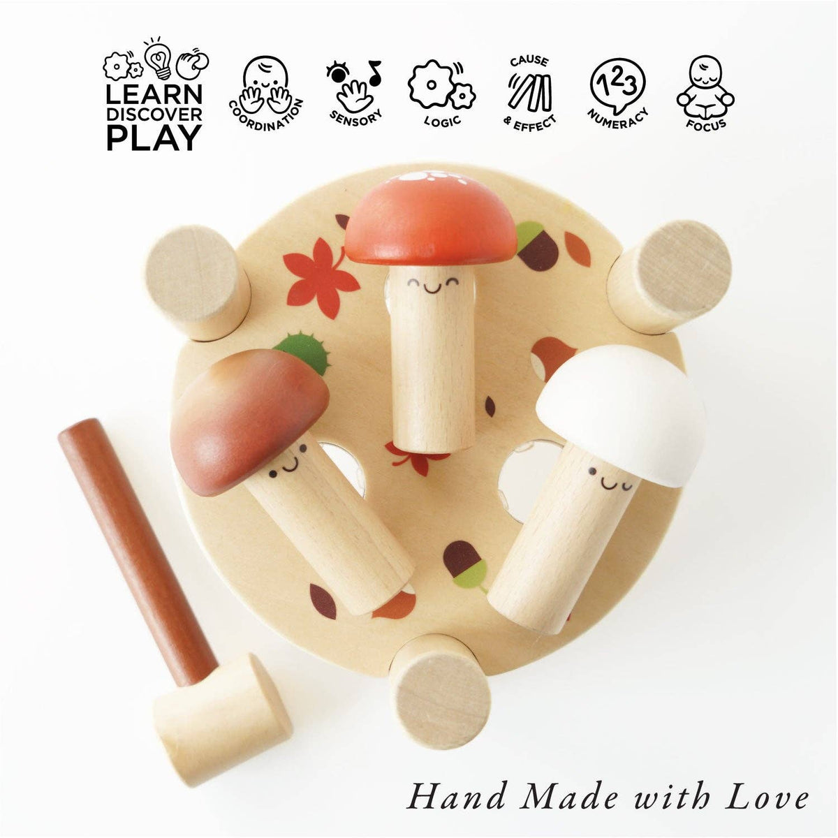 Le Toy Van, Inc. - Woodland Mushroom Hammer Game