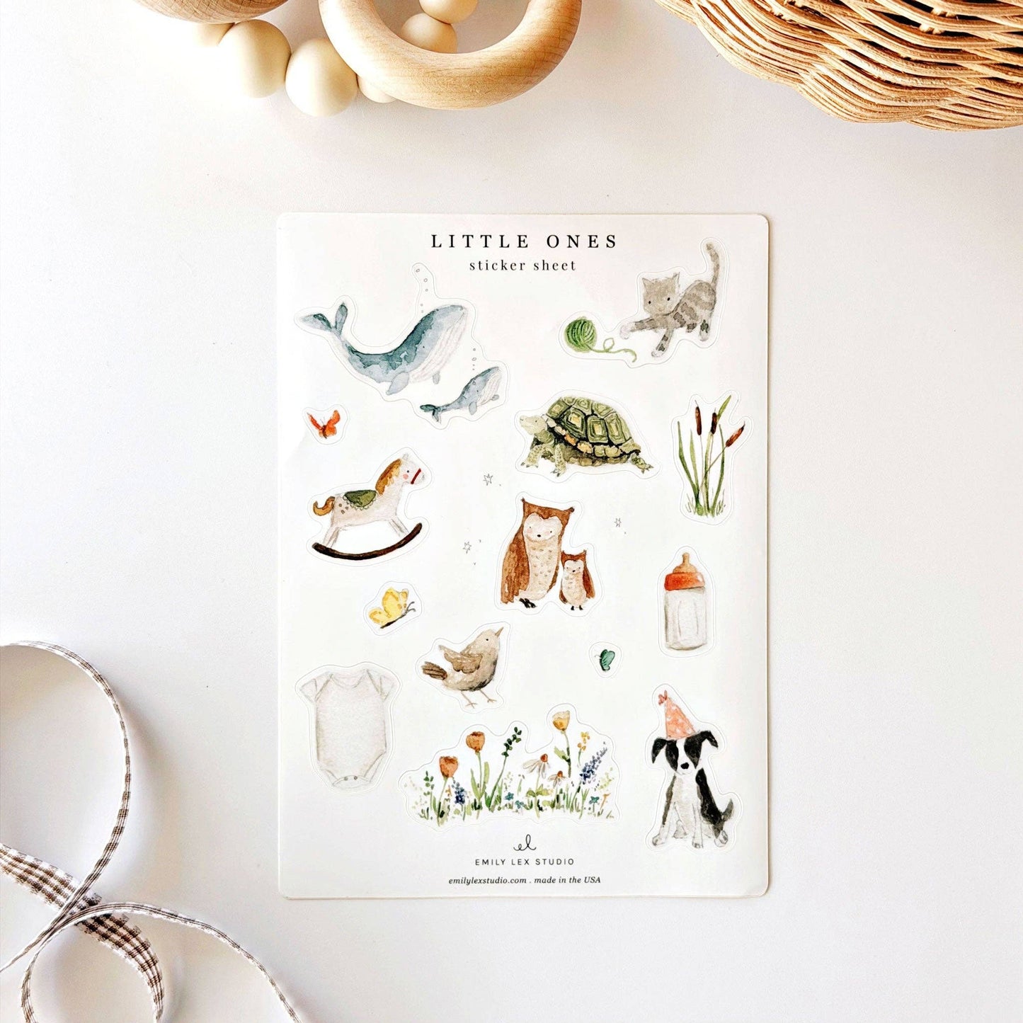 emily lex studio - Little ones sticker sheets