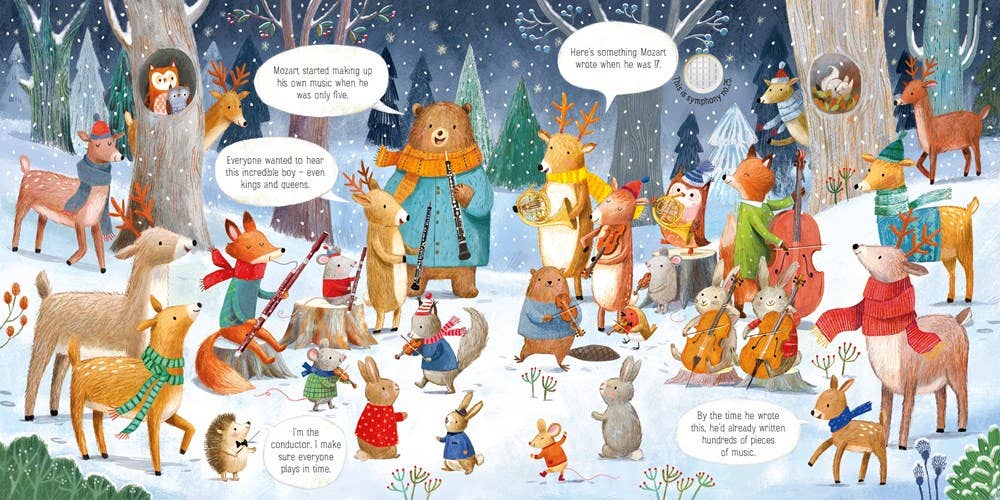 HarperCollins - Animal Orchestra Plays Mozart : Usborne